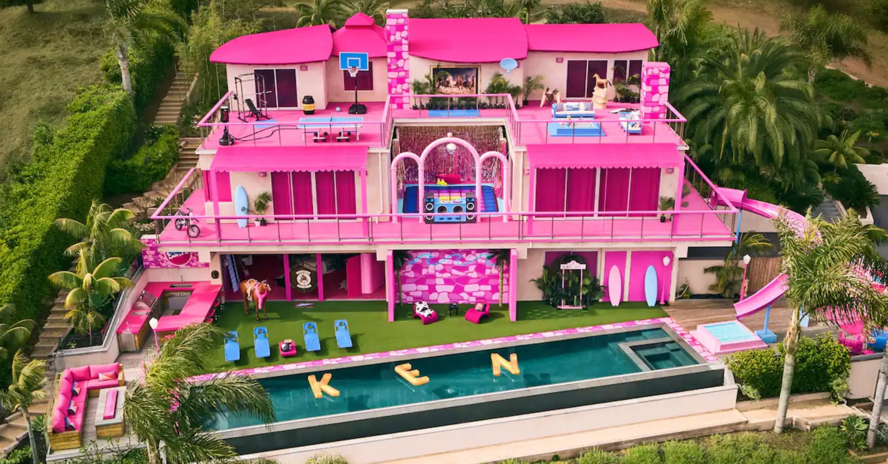 Barbie's DreamHouse - ბარბის მალიბუს ოცნების სახლი Airbnb-ზე გაქირავდება