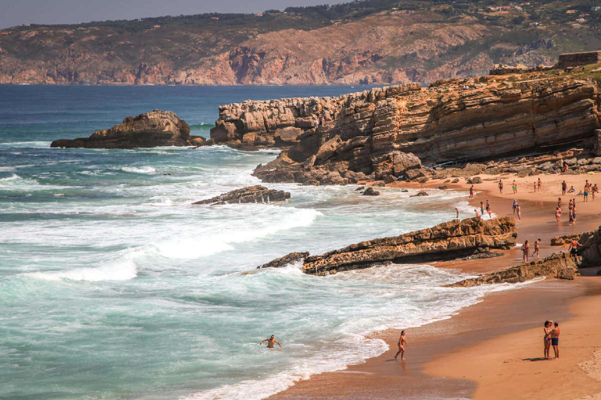 guincho beach, portugal, lisbon, summer,