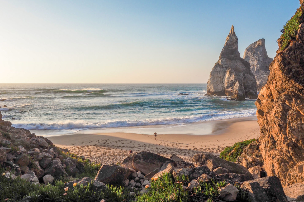 portugal, praia da ursa, lisbon, summer, beach