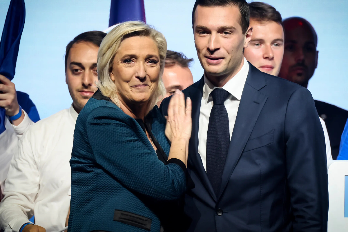 marine le pen, france elections, macron, eu parliament elections