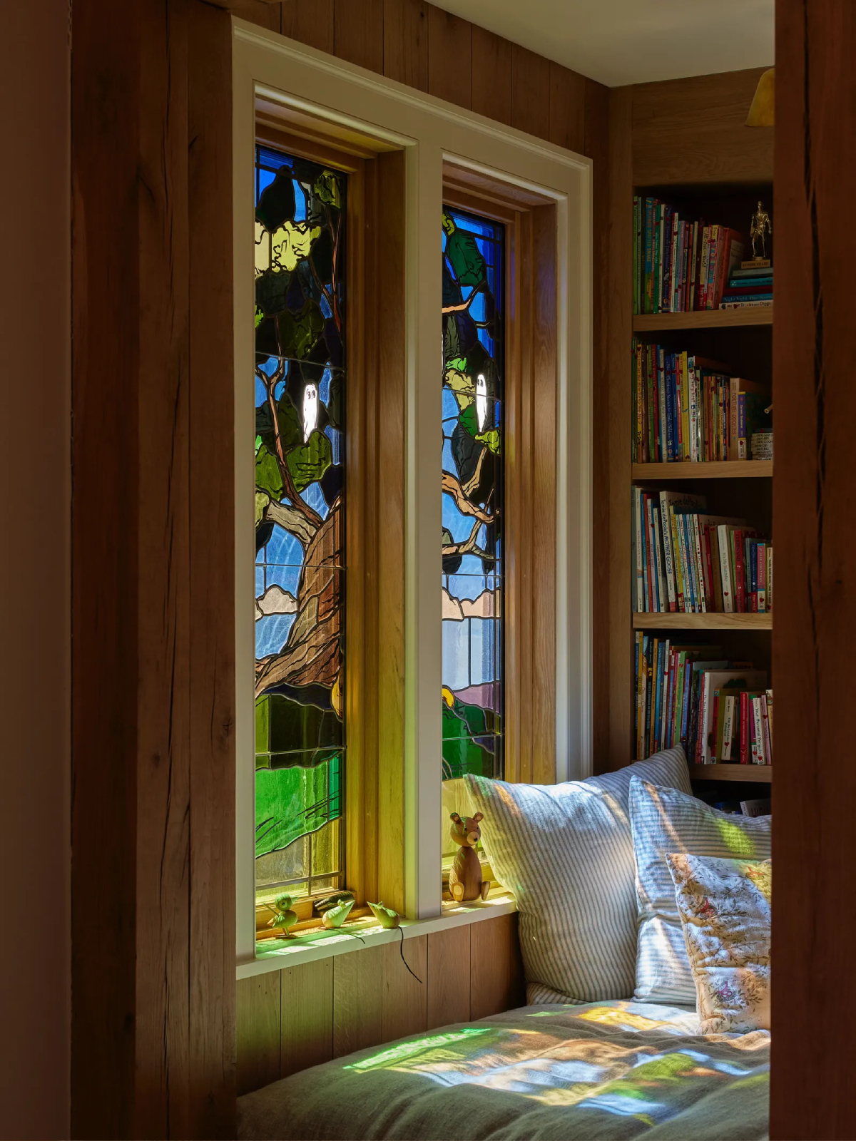 jennifer garner, cozy, interior, ჯენიფერ გარნერის სახლი, reading corner