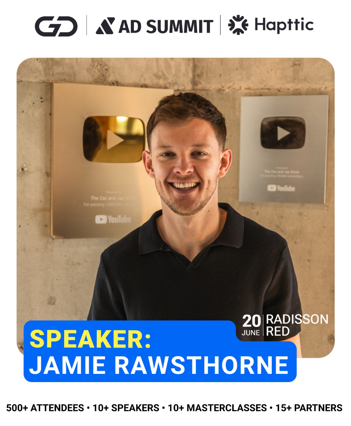 Ad Summit Tbilisi 2025, Jamie Rawsthorne, The Zac and Jay Show, Jamie Rawsthorne in Tbilisi 