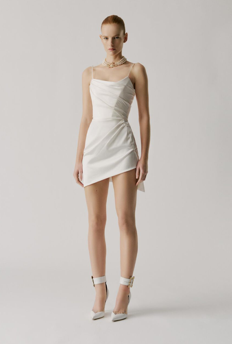 ვივიენ ვესტვუდი, თეთრი აბრეშუმის კაბა, Vivienne Westwood White Silk Dress