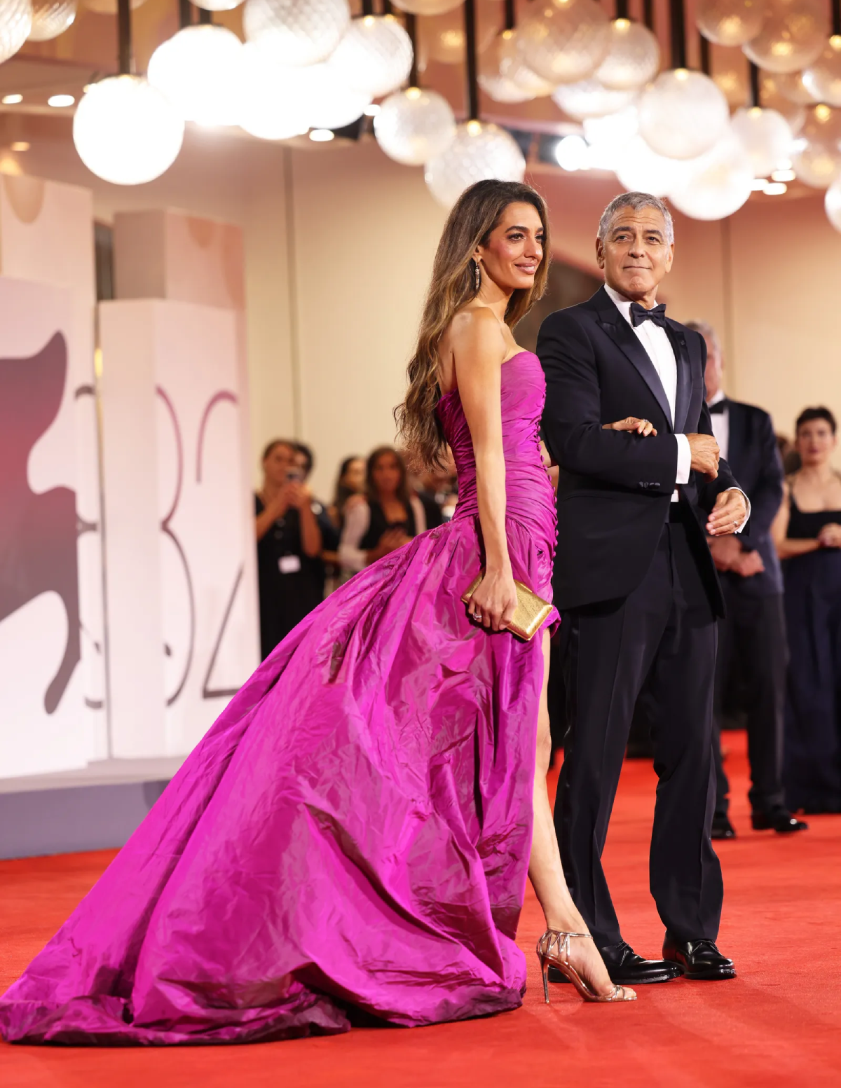 Amal Clooney, George Clooney, ამალ კლუნი, ჯორჯ კლუნი, ვენეციის კინოფესტივალი 2025